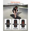 Balance Board, 2-in-1 Wobble Board Trainer for Adults, Premium Wooden Balance Training Equipment, with Roller, Magnetic Stoppers, Storage Rack