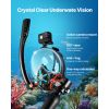 Scuba Tank, 0.5L Portable Diving Tank, Diving Oxygen Cylinder Support 5-10 Minutes Underwater Breathing, 32.81 ft Diving Depth