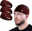 Workout Headbands for Men & Women-Comfortable Sweat Absorbing Band to Keep Hair Back During Running Sports Gym Cycling and Outdoor Activities
