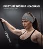 Workout Headbands for Men & Women-Comfortable Sweat Absorbing Band to Keep Hair Back During Running Sports Gym Cycling and Outdoor Activities